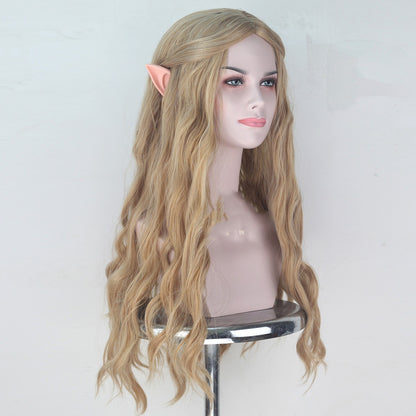 Hobbit Wig Elf Queen Kellantril With Ears Cosplay Anime Wigs - Fantasiko