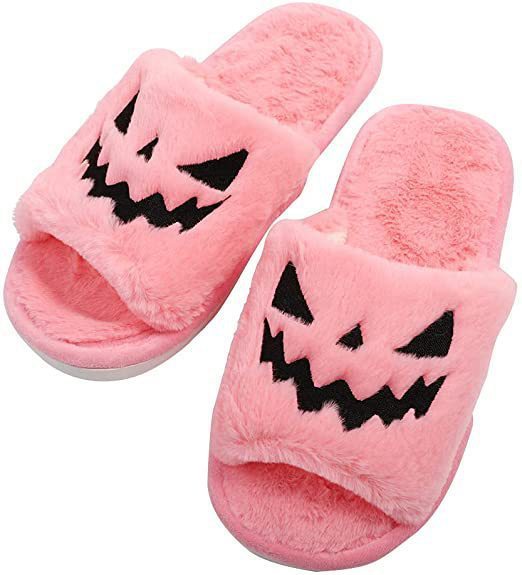 Halloween Shoes Winter Cute Warm Home Slippers Women/Men - Fantasiko