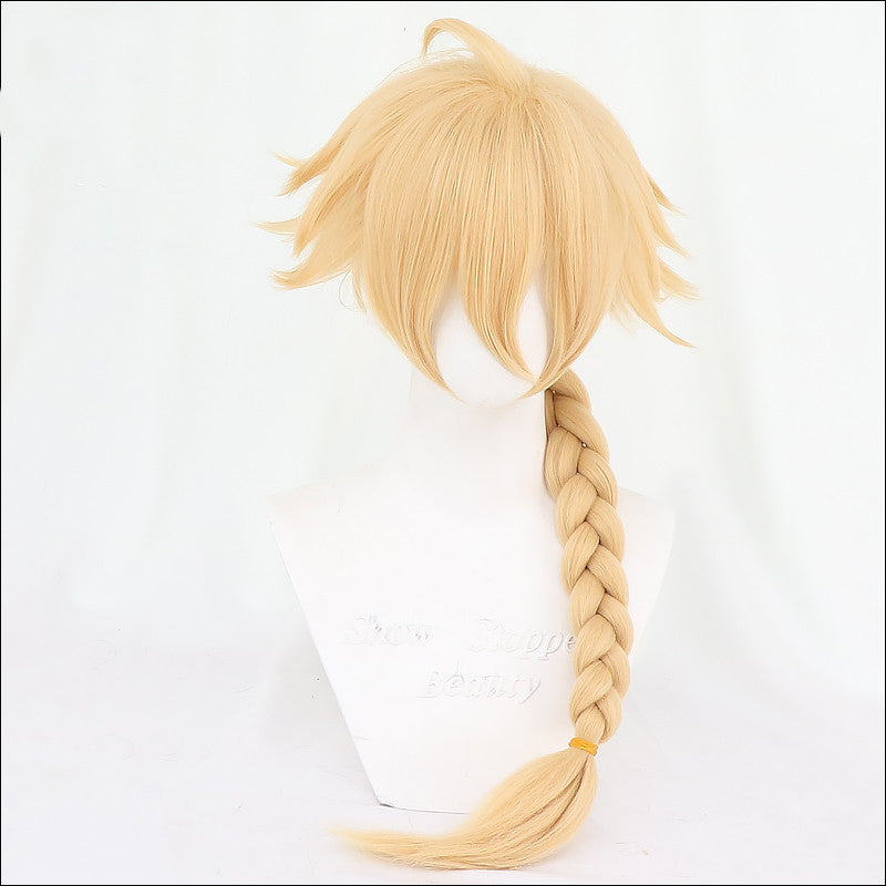 Cosplay wig traveler bright gold - Fantasiko