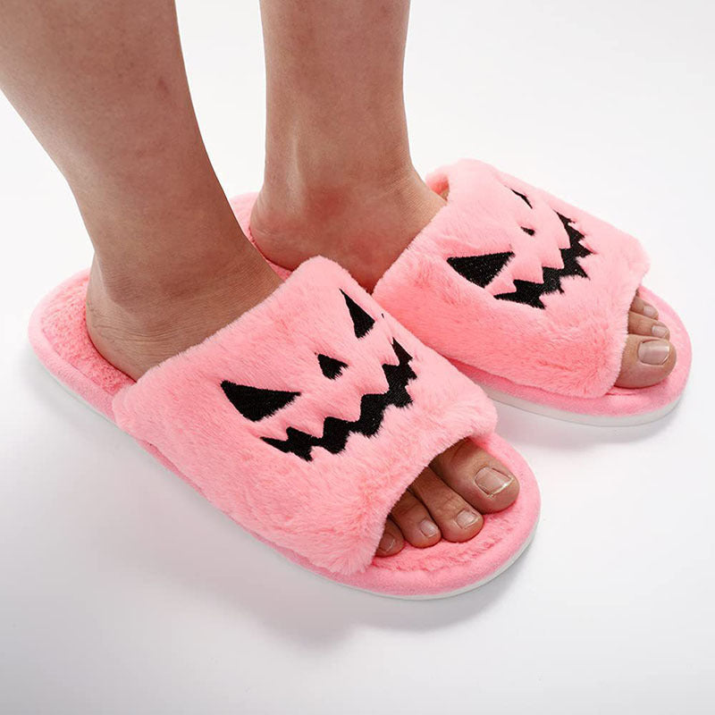 Halloween Shoes Winter Cute Warm Home Slippers Women/Men - Fantasiko