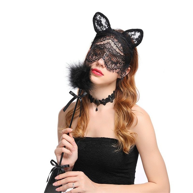 Halloween accessories lace cat veil - Fantasiko