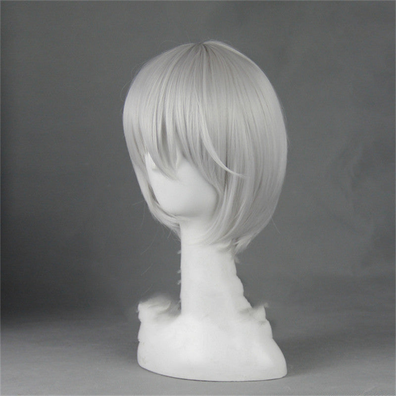 Broad Silk Vitality Girl White Short Hair Cosplay Wig - Fantasiko