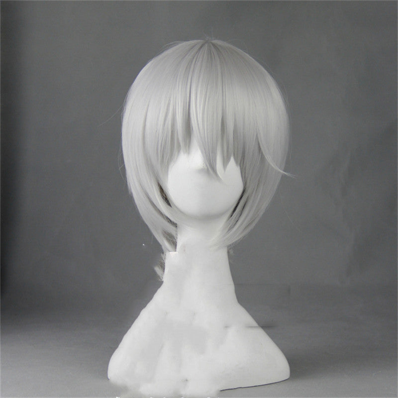 Broad Silk Vitality Girl White Short Hair Cosplay Wig - Fantasiko