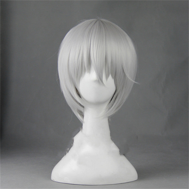 Broad Silk Vitality Girl White Short Hair Cosplay Wig - Fantasiko