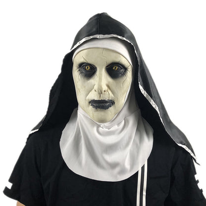 Halloween Scary Scary Nun Mask - Fantasiko