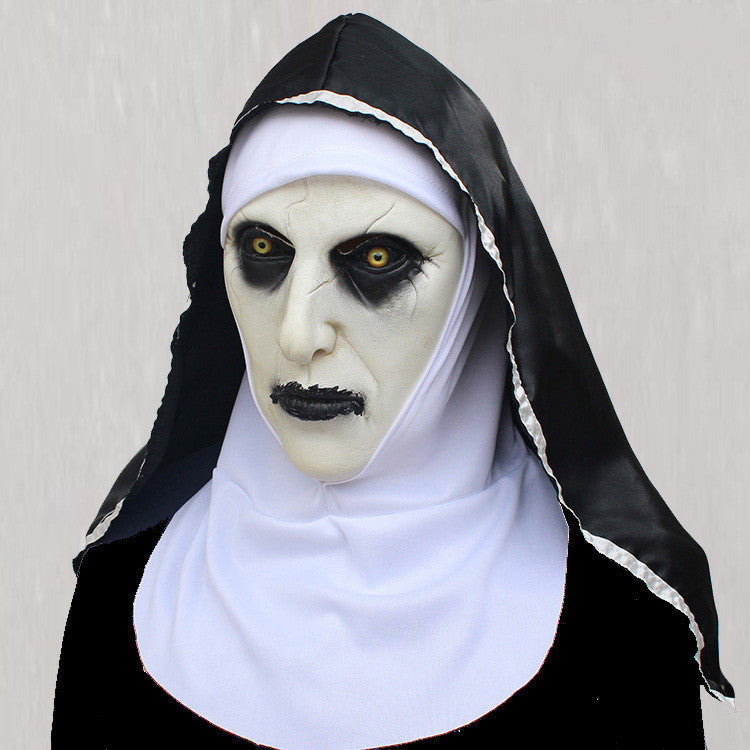 Halloween Scary Scary Nun Mask - Fantasiko