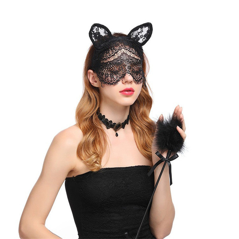 Halloween accessories lace cat veil - Fantasiko