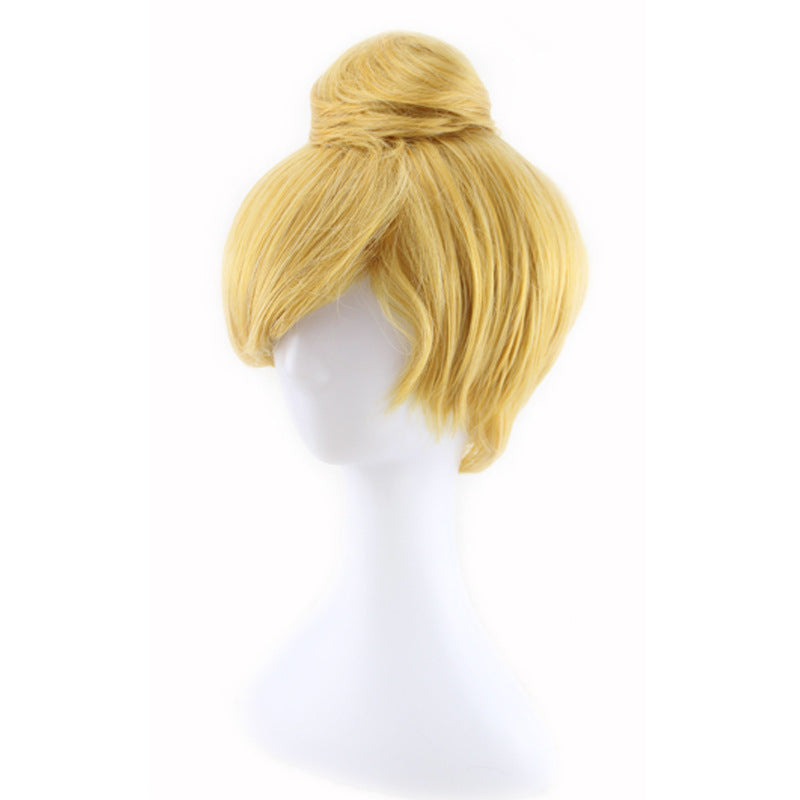 Wonderful Fairy Yellow Hair Bag COS Modeling Anime Cosplay Stage Performance Wig - Fantasiko