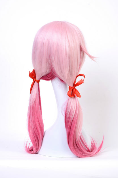 Cosplay animation Pink Double ponytail wig - Fantasiko