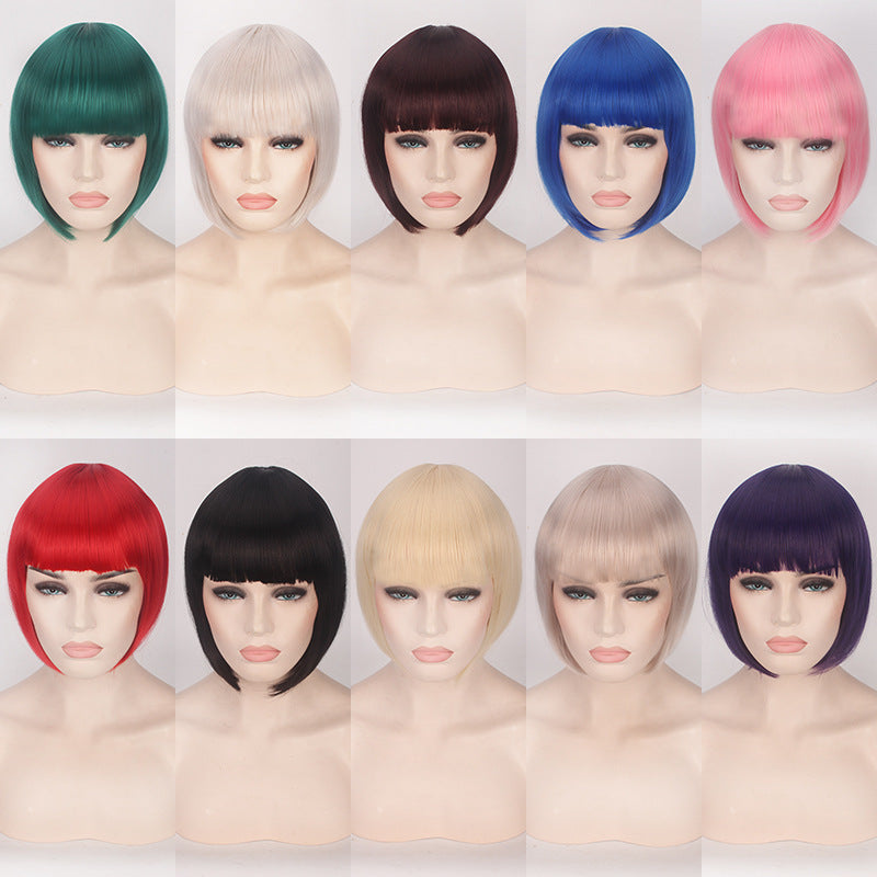 cosplay wig short hair bob - Fantasiko