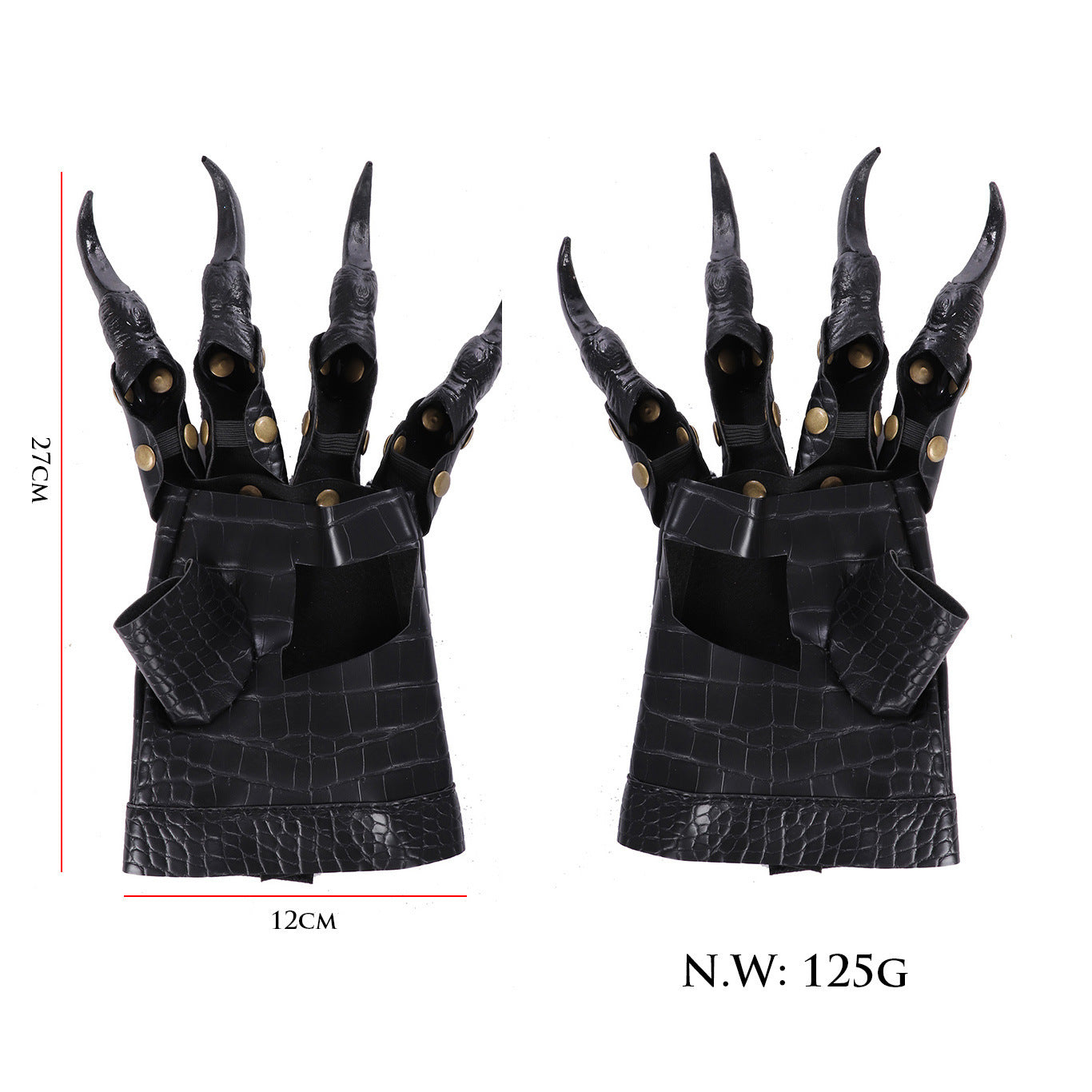 Makeup Props Accessories Carnival Cosplay Dress Up Gloves Dragon Claw - Fantasiko