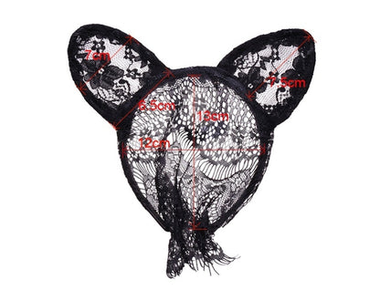 Halloween accessories lace cat veil - Fantasiko