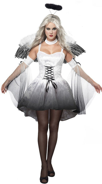 Dark Angel Costume Halloween Cosplay Fallen Angel - Fantasiko