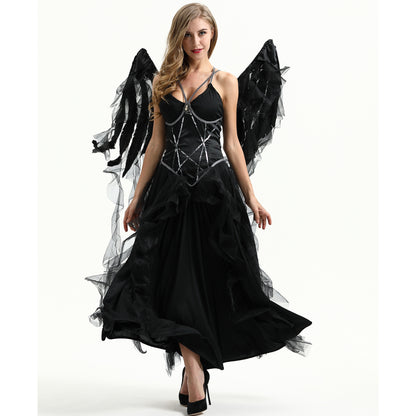 Halloween Demon Dark Angel Costume - Fantasiko