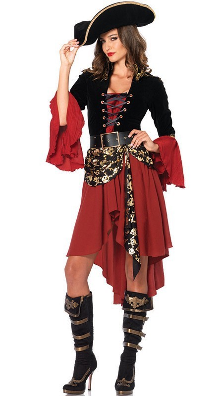 Women's Pirate Costume Halloween Costume - Fantasiko