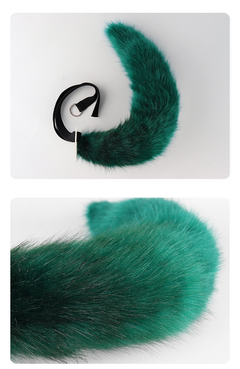 Simulation Plush Sumitinari Animal Ears Headband Comic Show Cosplay Fox Ear And Tail Accessories - Fantasiko