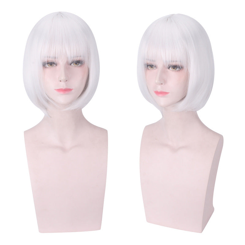 cosplay wig silver grey - Fantasiko