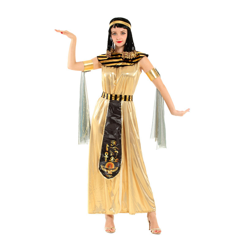 Halloween Cosplay Costume Masquerade Cleopatra Costumes Indian Queen Princess Costumes - Fantasiko