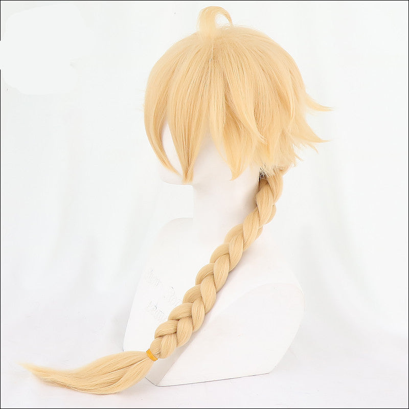 Cosplay wig traveler bright gold - Fantasiko