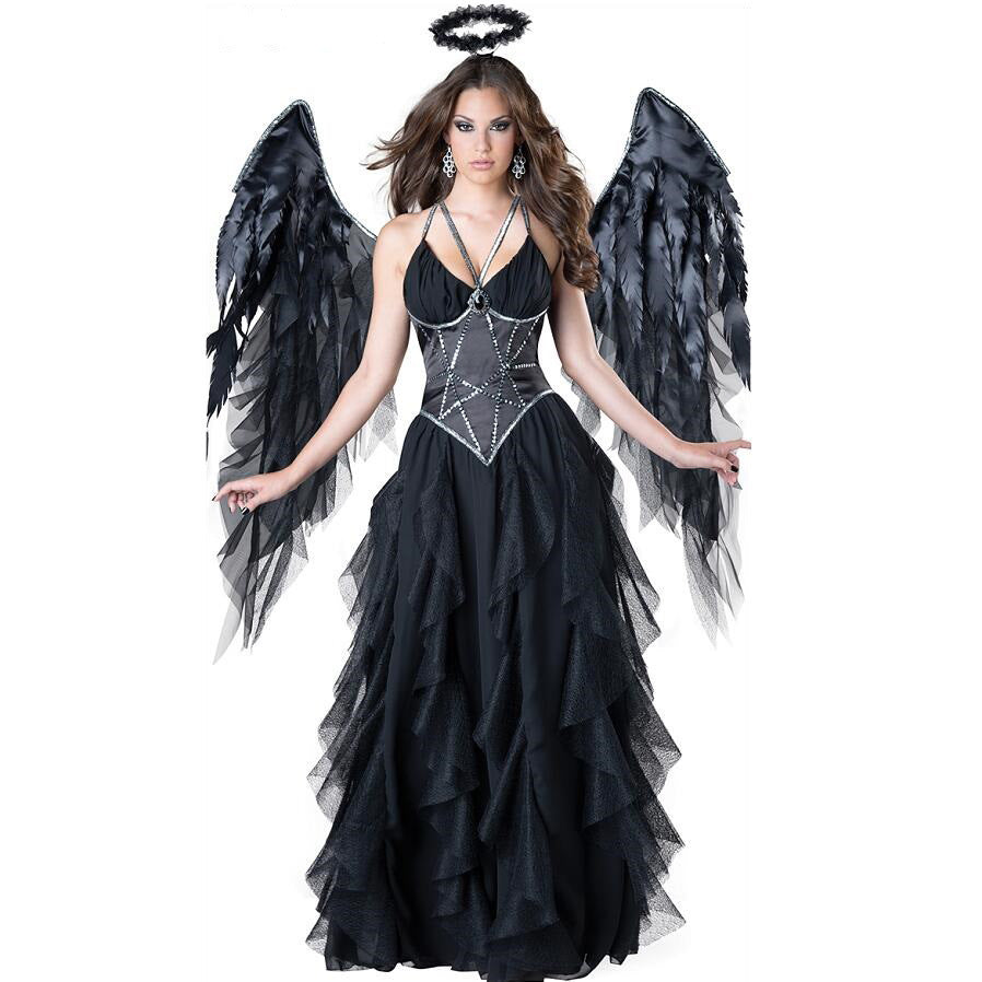 Halloween Demon Dark Angel Costume - Fantasiko