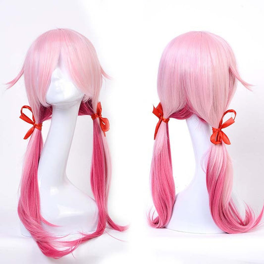 Cosplay animation Pink Double ponytail wig - Fantasiko