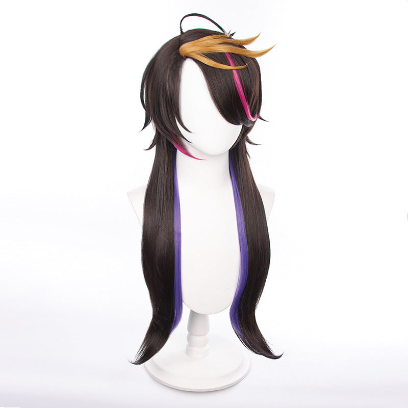 ShuYamino Cos Wig Highlights Long Trailing Hair - Fantasiko