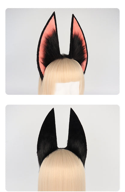 Simulation Plush Sumitinari Animal Ears Headband Comic Show Cosplay Fox Ear And Tail Accessories - Fantasiko