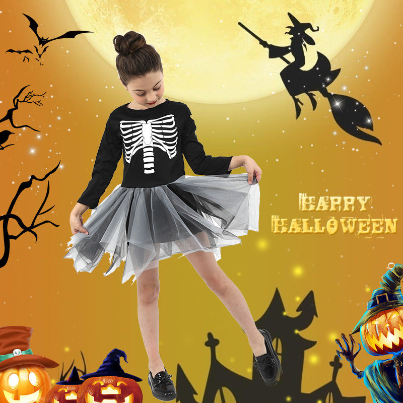 Halloween Costume Child Costume Cosplay Performance Costume Halloween Dress - Fantasiko