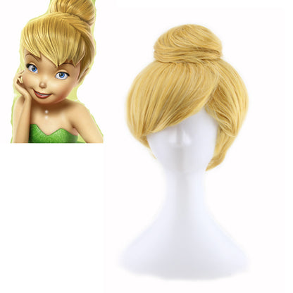 Wonderful Fairy Yellow Hair Bag COS Modeling Anime Cosplay Stage Performance Wig - Fantasiko