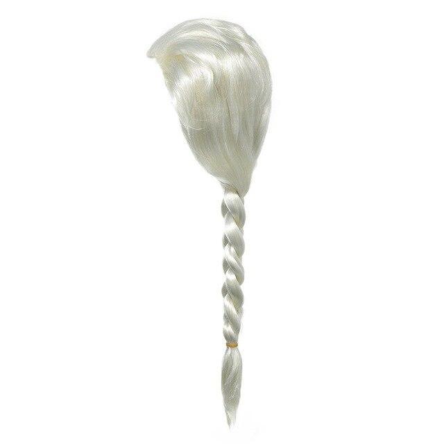 Princess Headdress Silver For Children Brown Cosplay Wig Props - Fantasiko