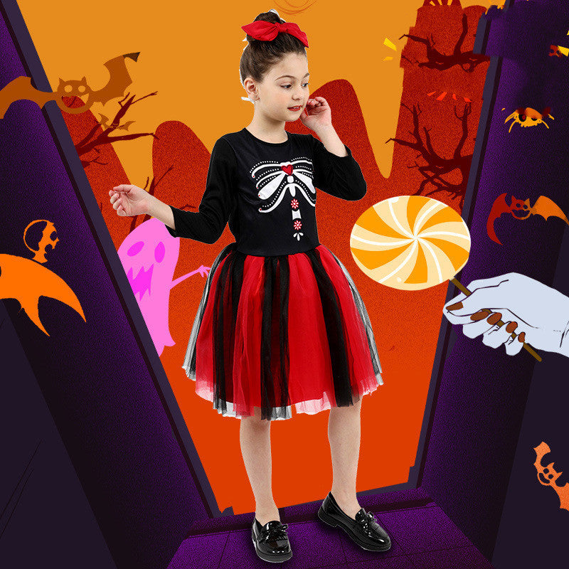 Halloween Costume Child Costume Cosplay Performance Costume Halloween Dress - Fantasiko