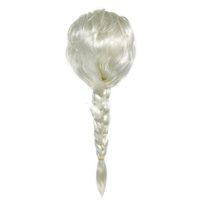 Princess Headdress Silver For Children Brown Cosplay Wig Props - Fantasiko